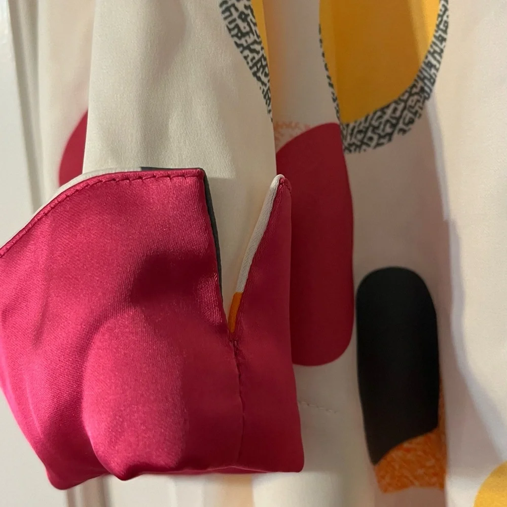 IC COLLECTION Pastel Polka Dot Blouse - Picture 2 of 5